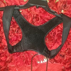 Adjustable Black Posture Support Brace